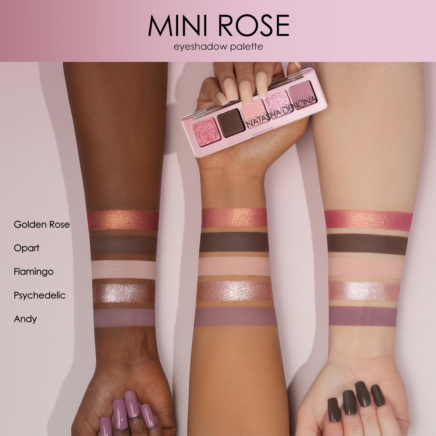 MINI ROSE PALETTE (PALETA DE SOMBRAS PARA OJOS)